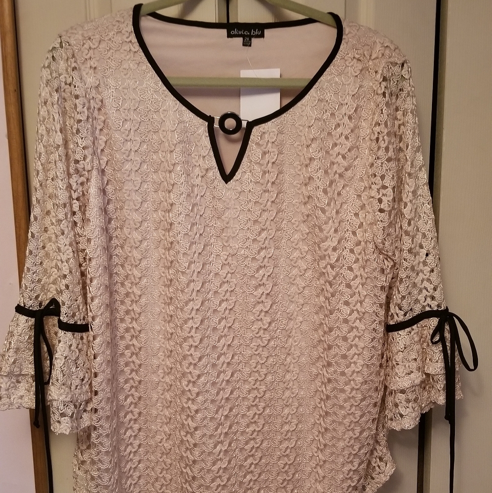 Olivia Blue Blouse